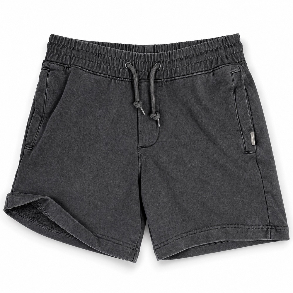 H&M Men's M Dark Gray Regular Fit Shorts Zip Pockets Drawstring NWT